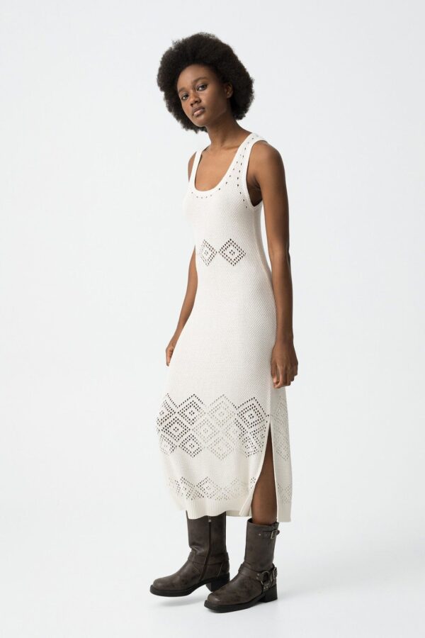 VESTIDO TIFFOSI THIEL BLANCO - Imagen 2