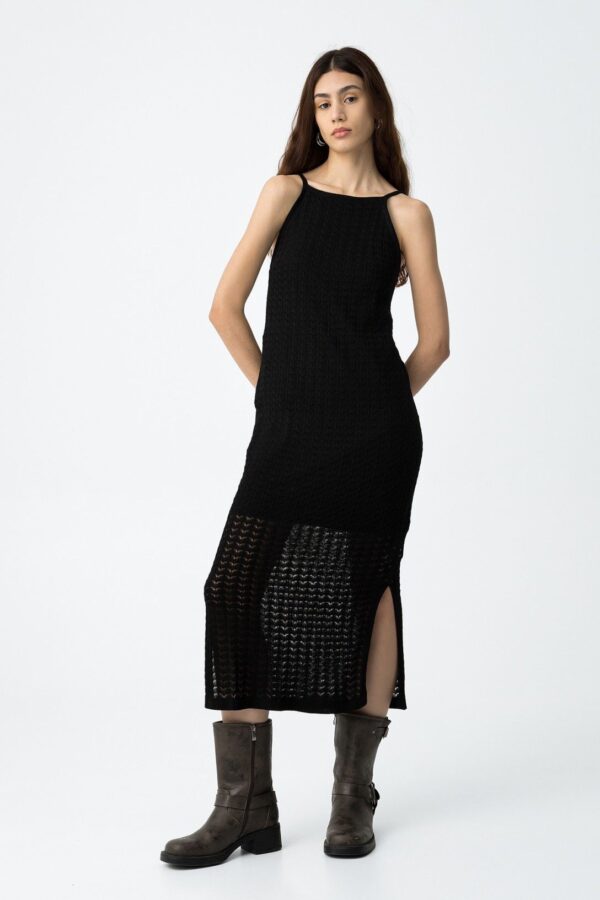 VESTIDO TIFFOSI MENIPPE NEGRO