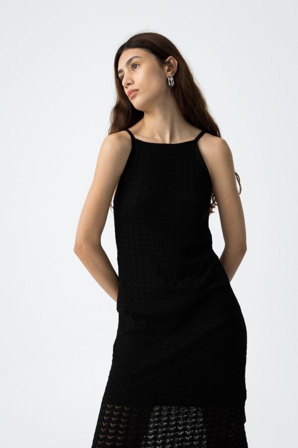VESTIDO TIFFOSI MENIPPE NEGRO - Imagen 4