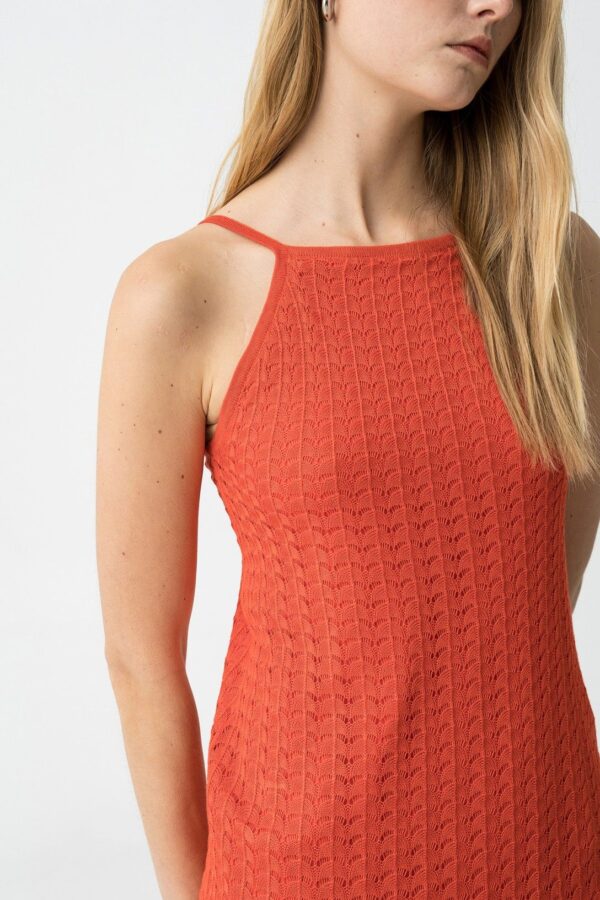 VESTIDO TIFFOSI MENIPPE NARANJA - Imagen 4