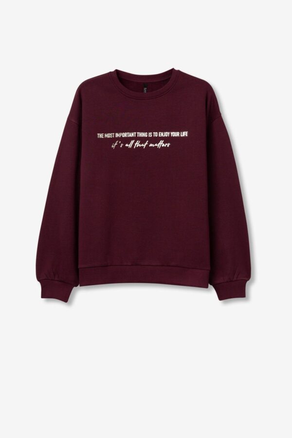 SUDADERA TIFFOSI OCEANIC BURDEOS