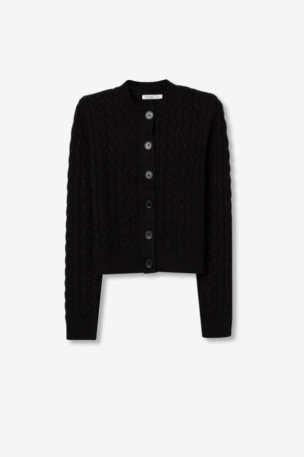 CARDIGAN TIFFOSI LIMNORIA NEGRO