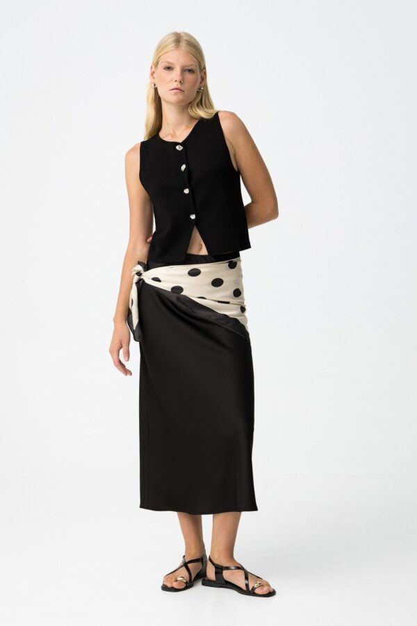 FALDA TIFFOSI KANSAS NEGRA