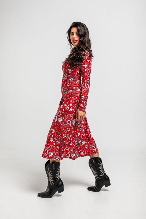 VESTIDO LOLINA CACHEMIR - Imagen 4