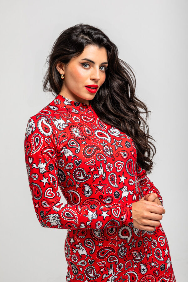 VESTIDO LOLINA CACHEMIR - Imagen 6