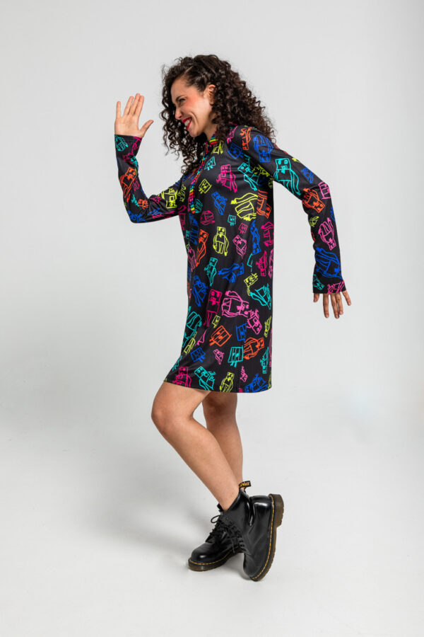 VESTIDO LOLINA POLO ROBOTS - Imagen 2