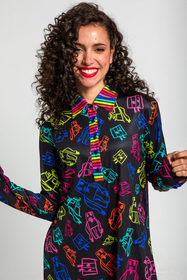 VESTIDO LOLINA POLO ROBOTS