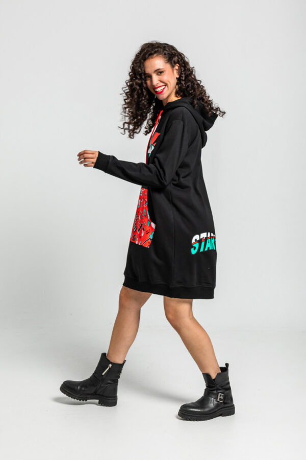 VESTIDO SUDADERA LOLINA BOWIE - Imagen 3