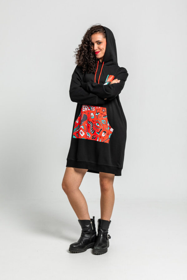 VESTIDO SUDADERA LOLINA BOWIE - Imagen 4