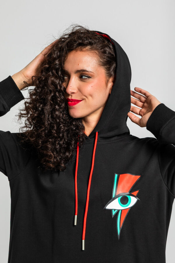 VESTIDO SUDADERA LOLINA BOWIE - Imagen 6