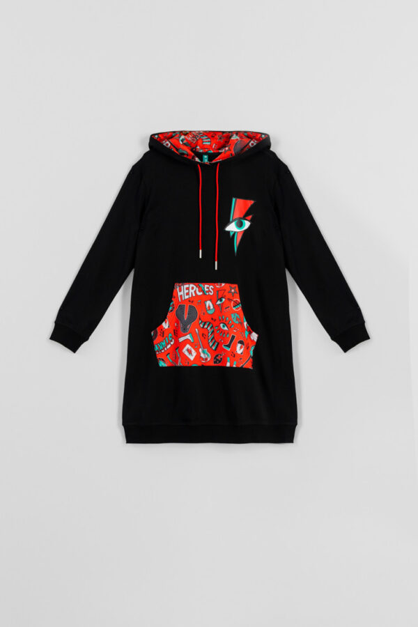 VESTIDO SUDADERA LOLINA BOWIE - Imagen 7