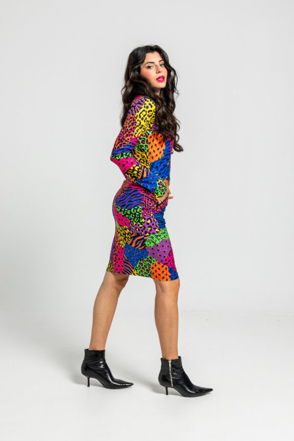 VESTIDO LOLINA ANIMAL PRINT - Imagen 3