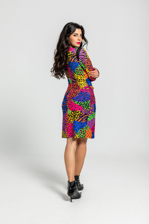 VESTIDO LOLINA ANIMAL PRINT - Imagen 4