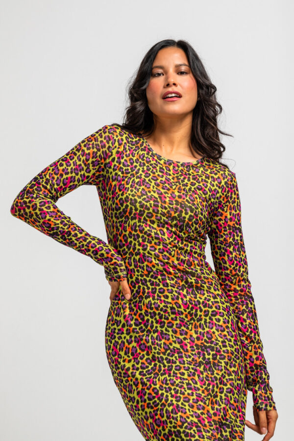 VESTIDO LOLINA LEOPARDO - Imagen 4